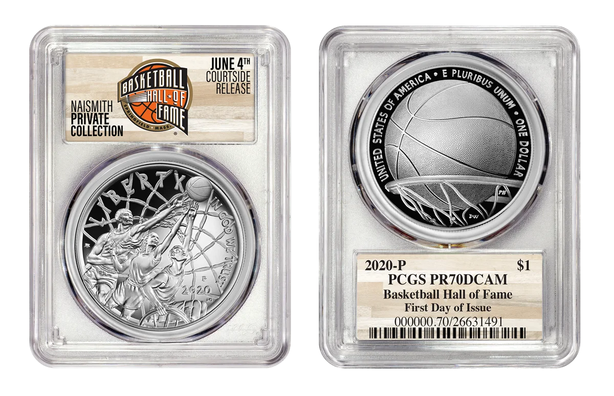 2020 Basketball Coins Graded By PCGS, Exclusive Partner with