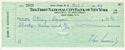 1959 John Kennedy Signed Check