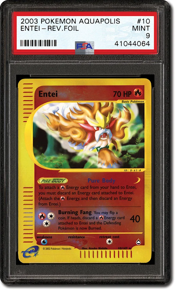 PSA Set Registry: Collecting the 2003 Pokmon Aquapolis Set - Its Appeal Is  "Crystal" Clear