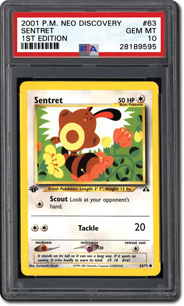 PSA Set Registry: Collecting the 2001 Pokmon Neo Discovery 1st Edition Set