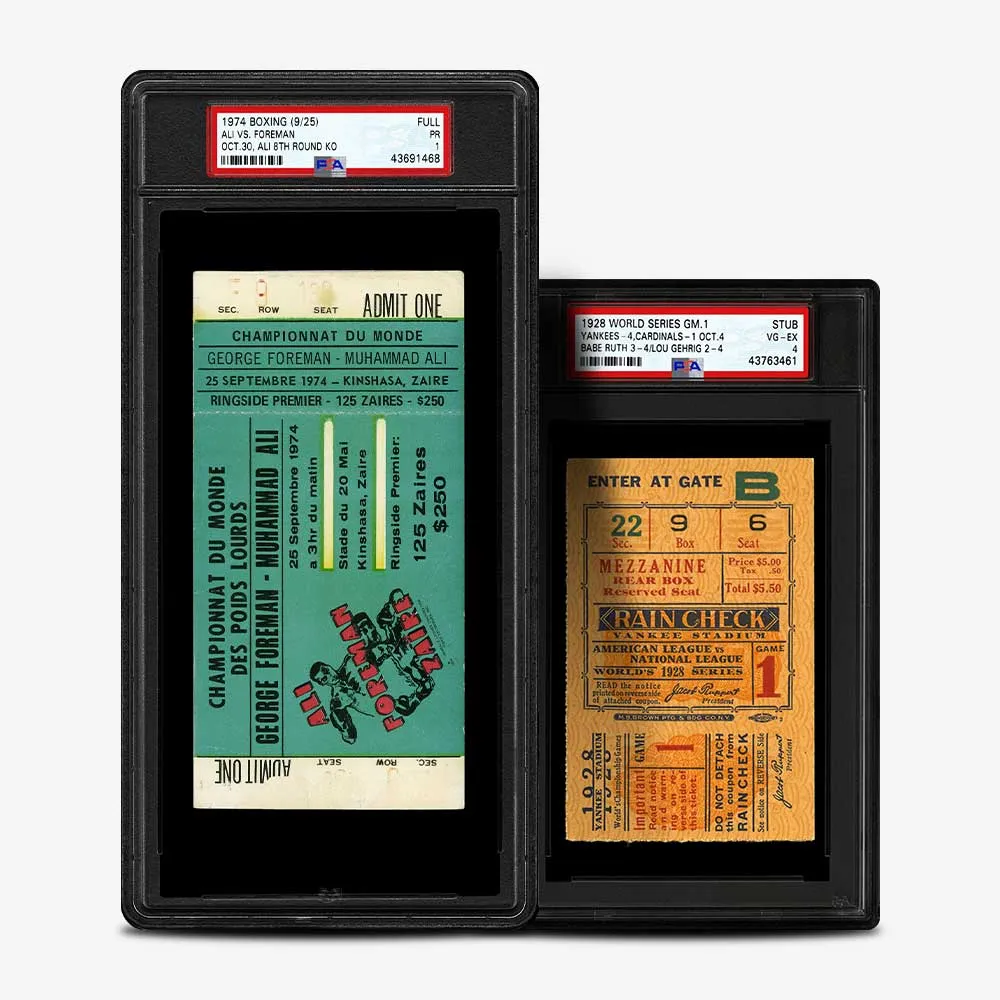 PSA Official Ticket Grading and Authentication Service