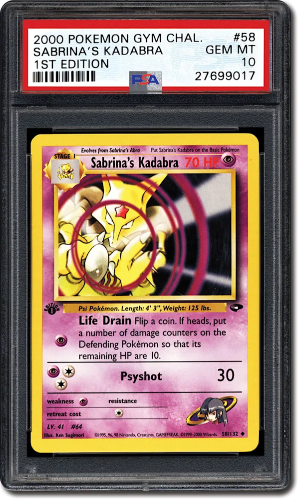 PSA Set Registry: Collecting the 2000 Pokémon Gym Challenge 1st