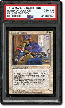 PSA Set Registry - 1994 Magic: The Gathering Fallen Empires - Building a  Small Vintage Magic 'Empire' on a Budget