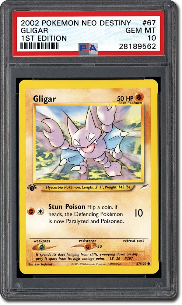 PSA Set Registry: Collecting the 2002 Pokémon Neo Destiny 1st
