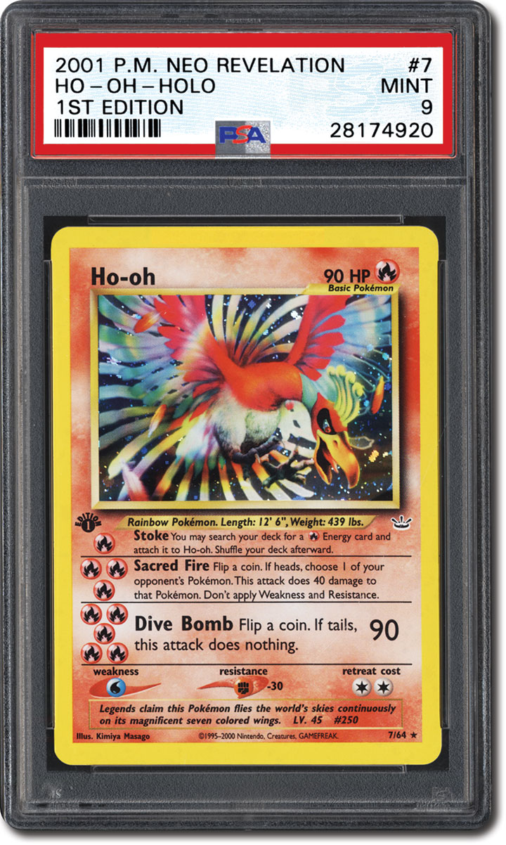PSA9 オニドリル 2001 1st Edition PSA Set Registry: Collecting the 2001 Pokémon Neo Revelation 1st
