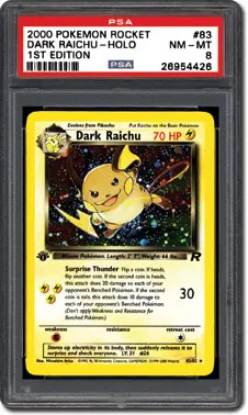 PSA Set Registry: Collecting the 2000 Pokemon Team Rocket 1st