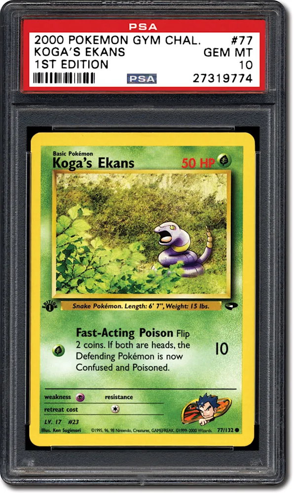 PSA Set Registry: Collecting the 2000 Pokmon Gym Challenge 1st Edition Card  Set