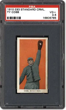 PSA Set Registry: Collecting the 1910 Standard Caramel (E93