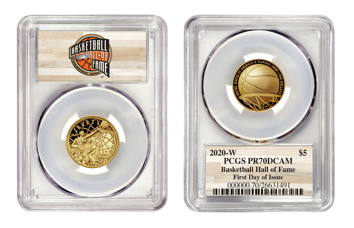 2020 Basketball Coins Graded By PCGS, Exclusive Partner with