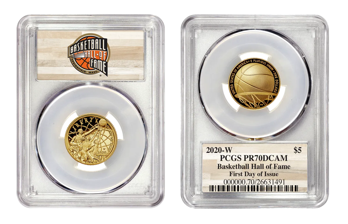 2020 Basketball Coins Graded By PCGS, Exclusive Partner with