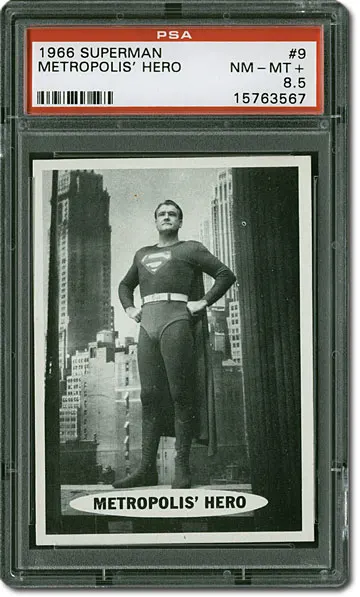 PSA Set Registry: The 1966 Topps Superman Trading Card Set, More
