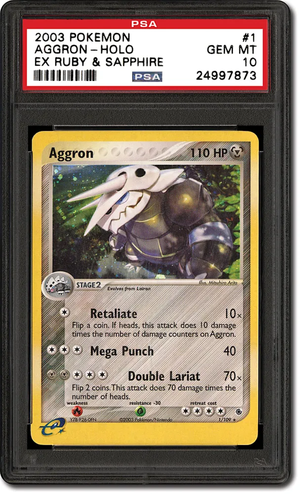 PSA Set Registry: Collecting the 2003 Pokmon EX Ruby & Sapphire Set, The  First Nintendo Card Issue