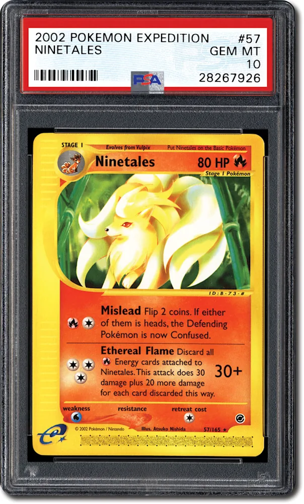 PSA Set Registry: Collecting the 2002 Pokmon Expedition Set - An  "e-Xciting" and Overlooked Card Issue