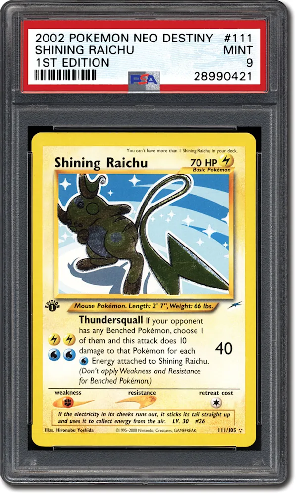 PSA Set Registry: Collecting the 2002 Pokmon Neo Destiny 1st Edition Set