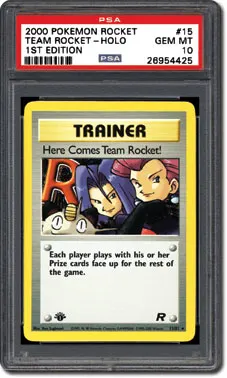 first edition team rocket cards 2000 Pokmon Team Rocket 1st Edition Mankey 61/82 CGC 9.5 Gem Mint   Oblivion Collectibles