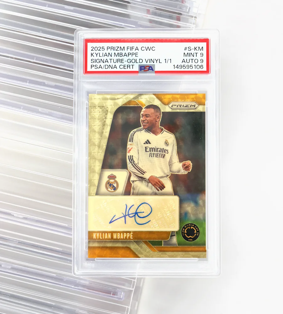 Mint 9 Auto 9 2025 Prizm Fifa CWC Kylian Mbappe