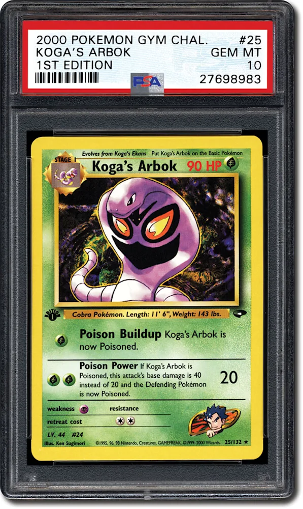 PSA Set Registry: Collecting the 2000 Pokmon Gym Challenge 1st Edition  Card Set