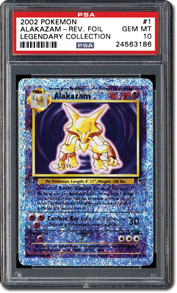 PSA Set Registry: Collecting the 2002 Pokémon Legendary Collection Set