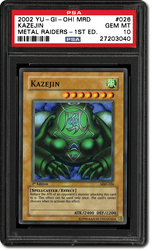 PSA Set Registry: Collecting the Classic 2002 Yu-Gi-Oh!: Metal Raiders  (MRD) Trading Card Game Set