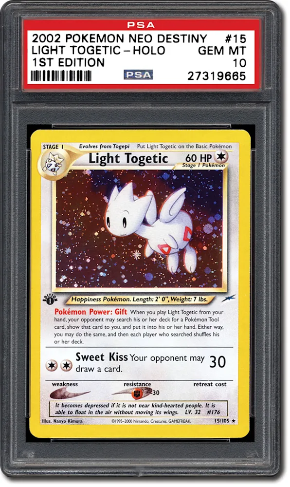 PSA Set Registry: Collecting the 2002 Pokmon Neo Destiny 1st Edition Set