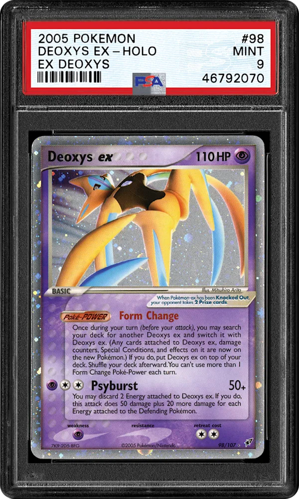 PSA Set Registry: Collecting the 2005 Pokmon EX Deoxys Trading Card Game  Set - Searching for Rayquaza