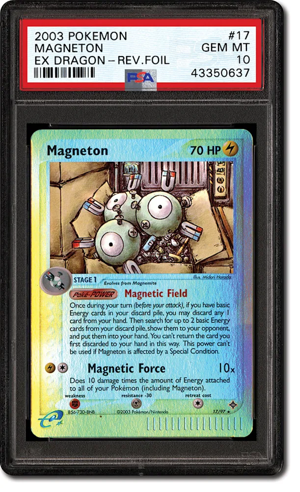 PSA Set Registry: Collecting the 2003 Pokémon EX Dragon Set