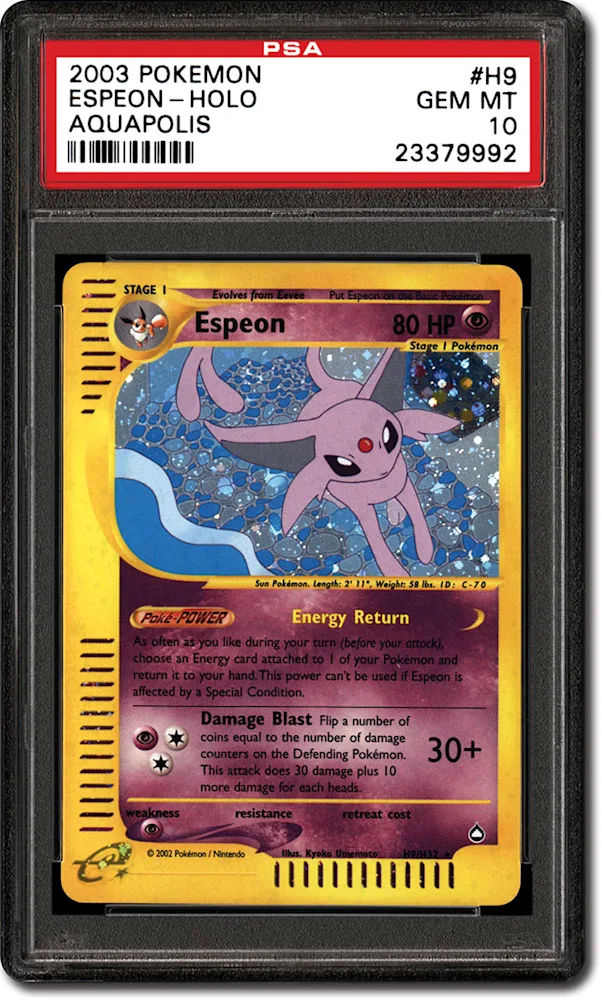 PSA Set Registry: Collecting the 2003 Pokémon Aquapolis Set - Its