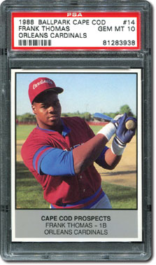 PSA Set Registry: Frank Thomas, In Pursuit of ''The Big Hurt''