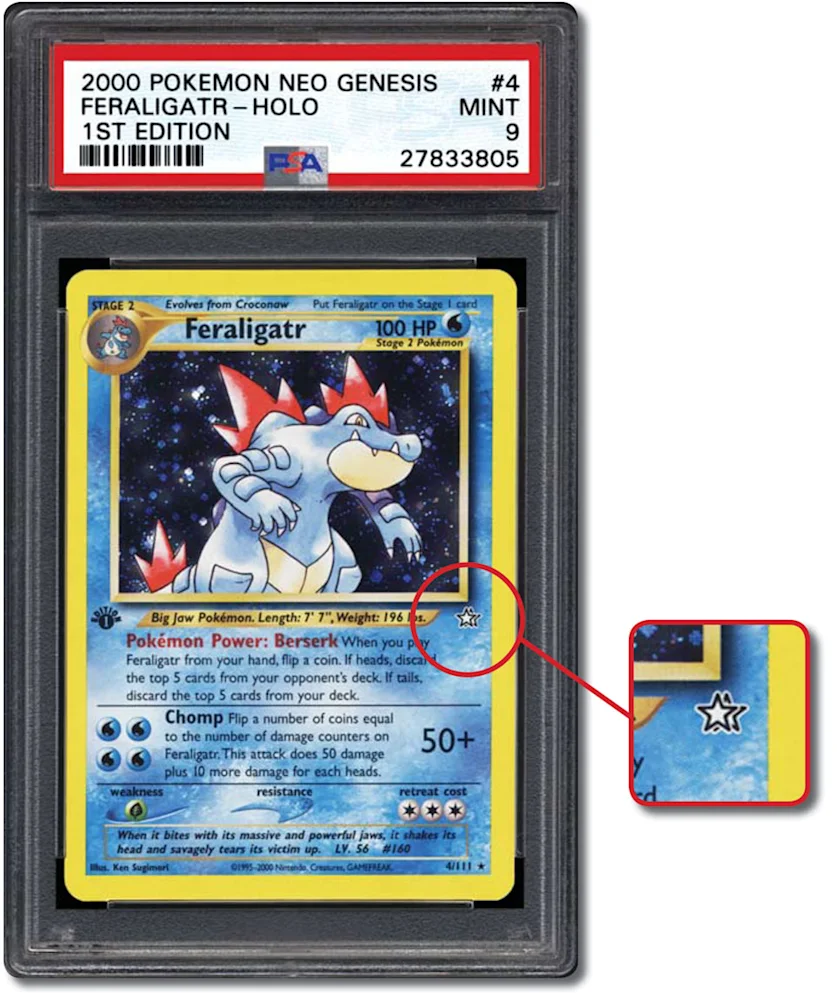 PSA Set Registry: Collecting the 2000 Pokmon Neo Genesis 1st Edition Set