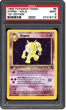 PSA Set Registry: Collecting the 1999 Pokémon Fossil 1st Edition