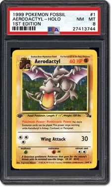 PSA Set Registry: Collecting the 1999 Pokémon Fossil 1st Edition