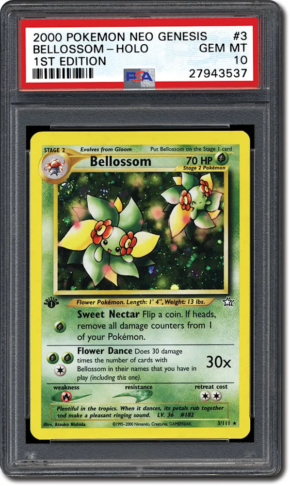 PSA Set Registry: Collecting the 2000 Pokmon Neo Genesis 1st Edition Set