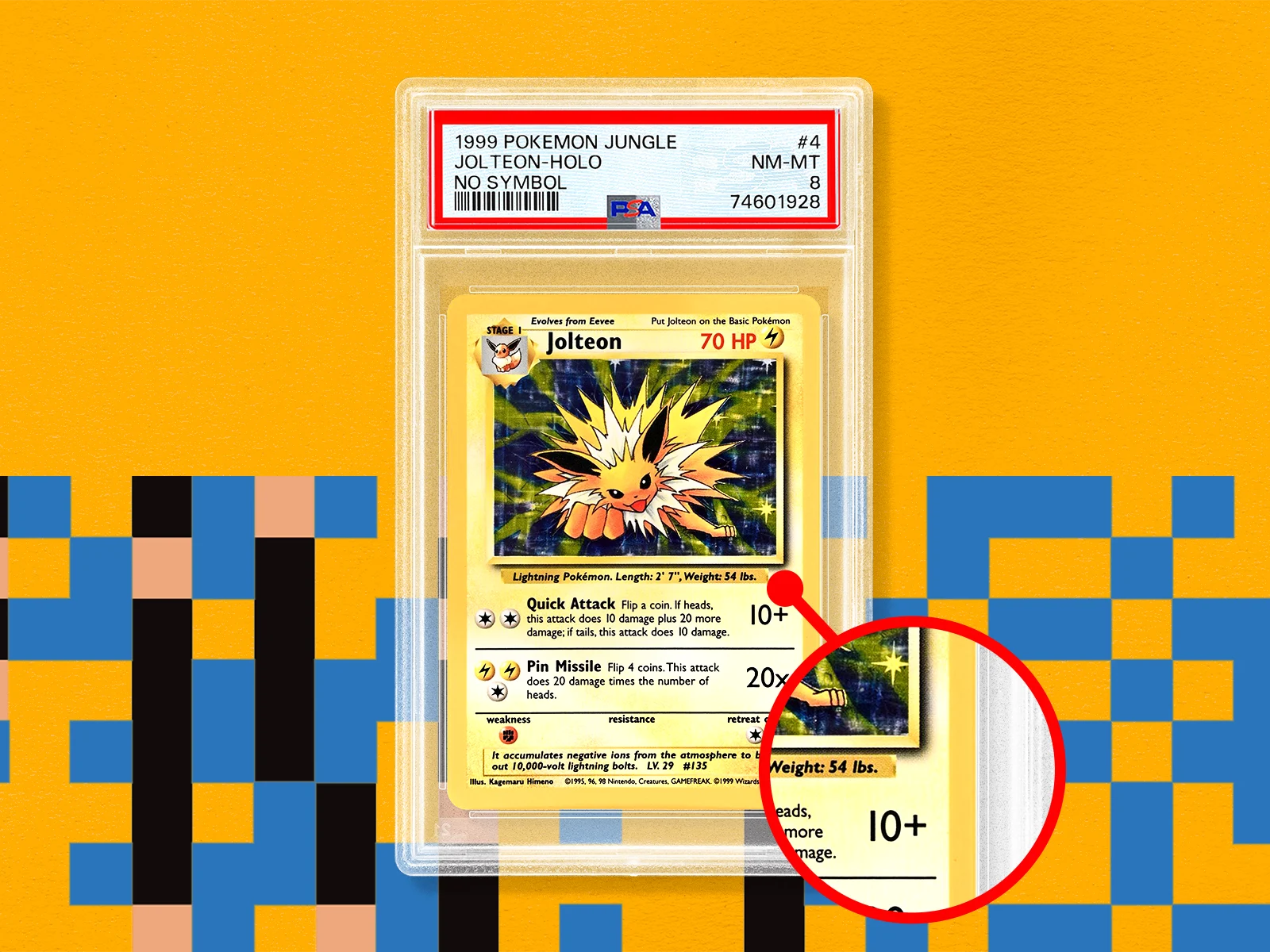 PSA annotated Jungle No Symbol Jolteon