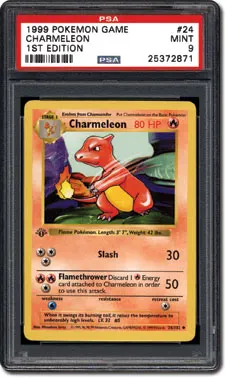 pokemon card base set first edition PSA 8 NM - MT main image 1