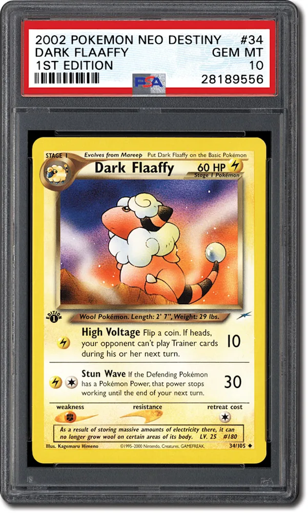 PSA Set Registry: Collecting the 2002 Pokémon Neo Destiny 1st