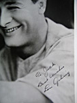 Lou Gehrig Secretarial Signature