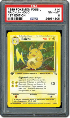 PSA Set Registry: Collecting the 1999 Pokmon Fossil 1st Edition Card Set