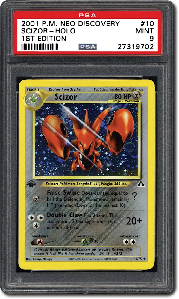 PSA Set Registry: Collecting the 2001 Pokémon Neo Discovery 1st