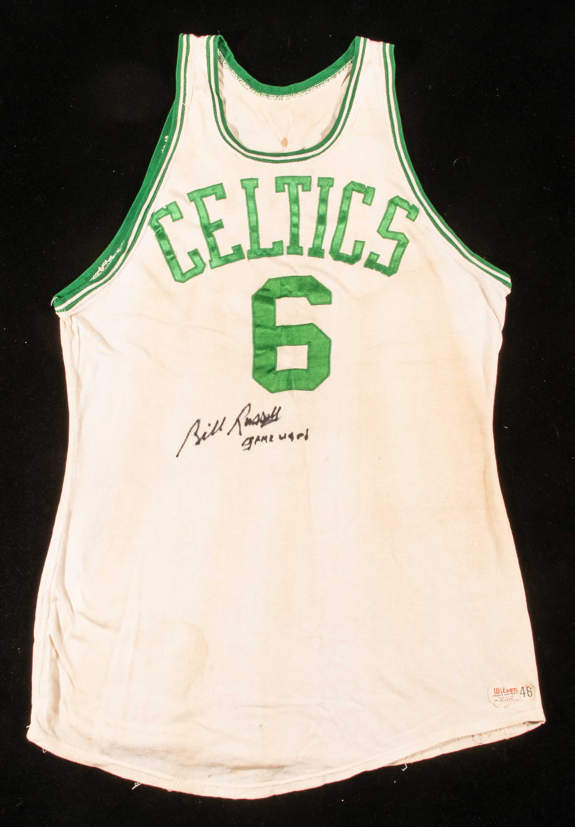 Sold at Auction: Exceptional Bill Russell Boston Celtics