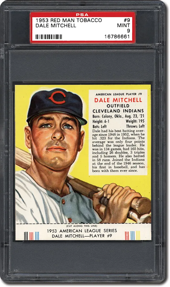dale tobacco PSA Set Registry: Collecting the 1953 Red Man Tobacco Baseball Card Set