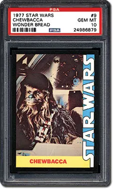 PSA Set Registry: Collecting the 1977 Wonder Bread Star Wars Trading Card  Set