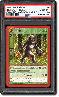 PSA Set Registry Recognizes Rising TCG Metazoo with New Set