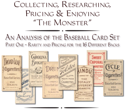 t206 title banner Collecting, Researching, Pricing & Enjoying "The Monster"