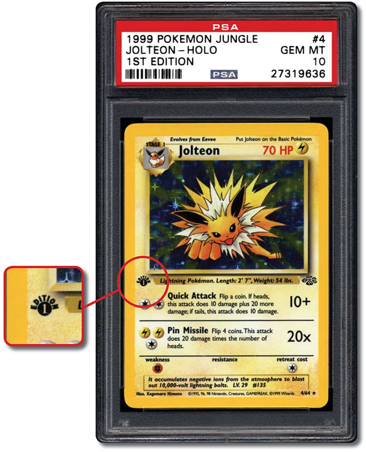 1999 Pokemon Jungle Jolteon Holo