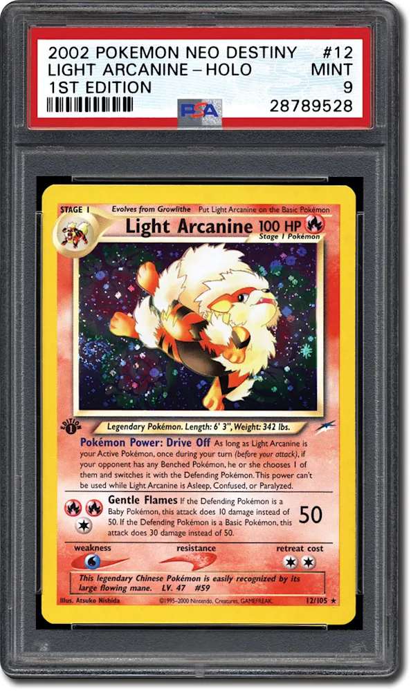 PSA Set Registry: Collecting the 2002 Pokmon Neo Destiny 1st Edition Set