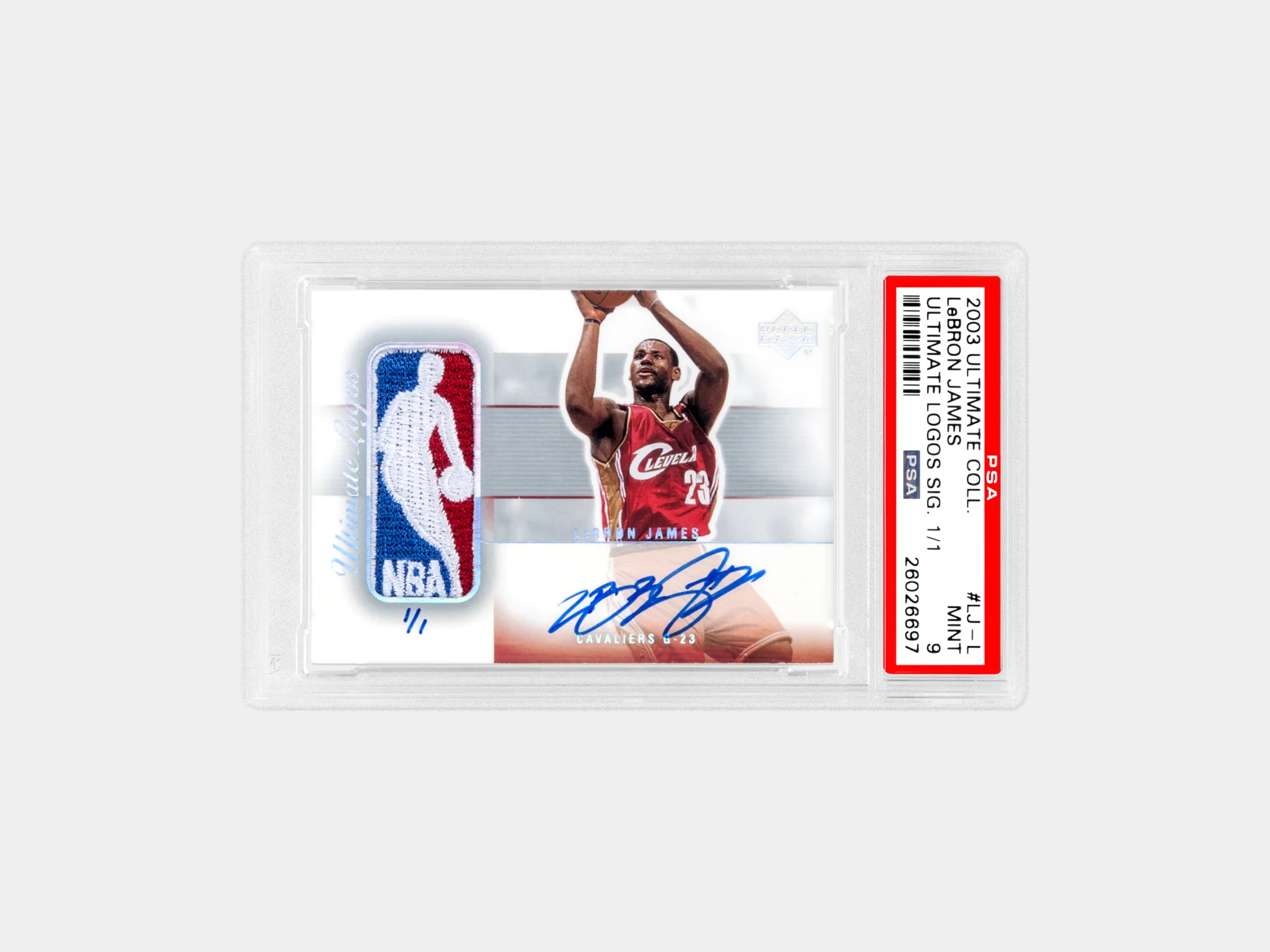 LeBron James NBA Topps 25 Serial