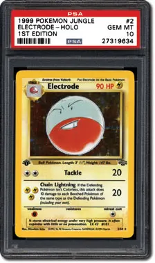 PSA Set Registry: Collecting the 1999 Pokémon Jungle 1st Edition