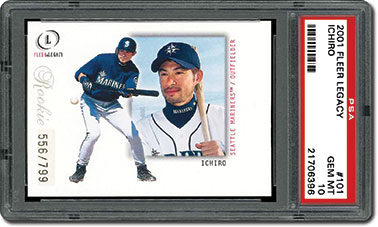 シングルカード MLB - ICHIRO 2001 FLEER LEGACY  Ichiro PSA 9 Collecting All Things Ichiro: One Name and Thousands of Fans in