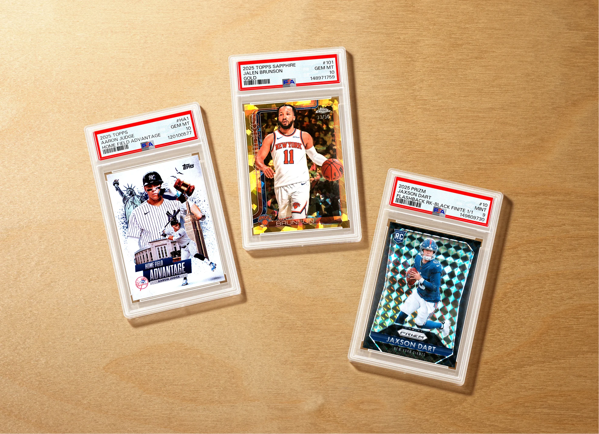 fanatics graded cards Horizontal Magnetic Card Display Case they keep your prized pieces safe Acrylic Magnetic Encased Trading Card