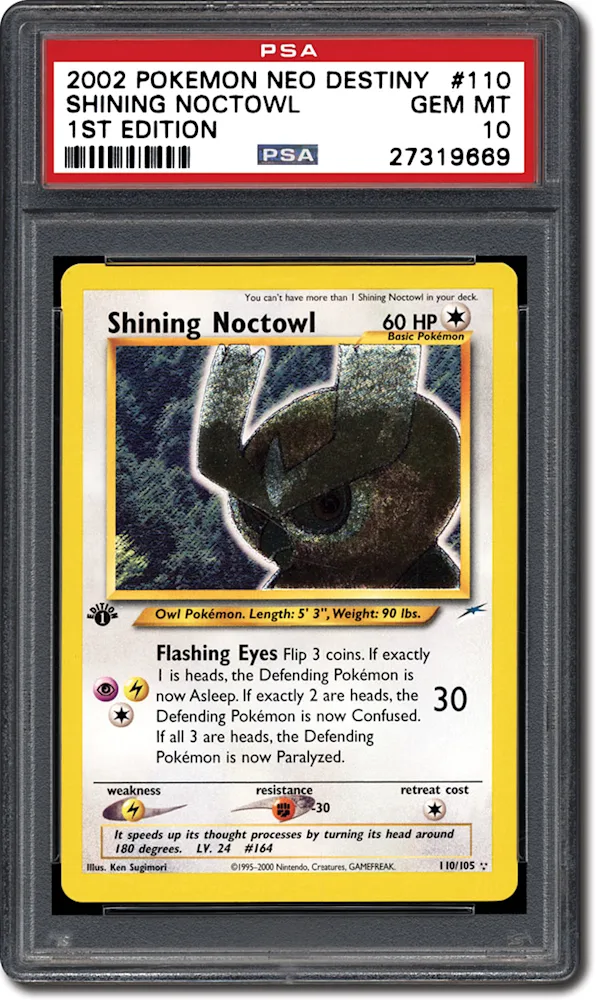 PSA Set Registry: Collecting the 2002 Pokémon Neo Destiny 1st